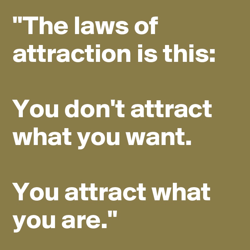 Law Of Attraction quote
